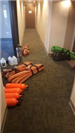 Rescue Equipment in a Hall